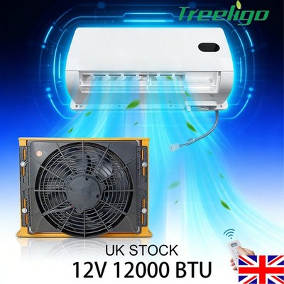 Truck Cab Air Conditioner For Trucks Semi Bus RV Caravan 12V Split AC 12000 BTU