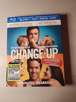 The Change-Up (Blu-ray/DVD, 2011, 2-Disc Set, Canadian) Like New - w/ slipcover