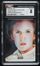 2025 Topps Chrome Star Wars Gold Foil 1/1 Daniel Chavez CGC 8 Auto Sketch p1l