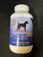 NUVET LABS - NuJoint DS Canine Natural Supplement  Wafers  120 count Exp 5/27 **