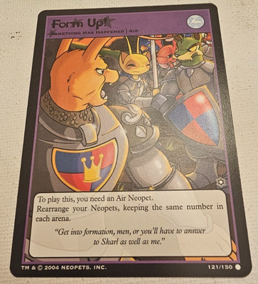 Neopets TCG - Form Up! 121/150 - Hannah And The Ice Caves - NM