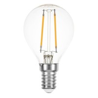 Merkur Led Filament Tropfen 2W ~ 25W E14 Klar 220Lm Kugel Lampe Warmweiß 2700K