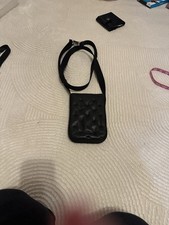 Rag  Bone Black Riser Phone Pouch Soft Leather Crossbody