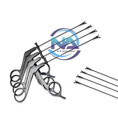 Antrum Rotatable Back-Biting Nasal Forceps Set Of 4 Pcs Surgical Instruments