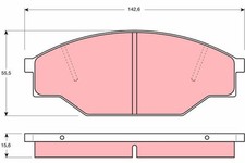 Kits de frein Toyota DYNA
