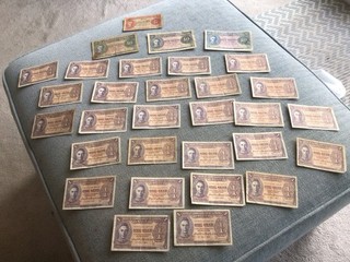 GROSSE SAMMLUNG MALAYA BOARD OF COMMISSIONERS OF CURRENCY 1941 GEMISCHTE CENT SCHEINE
