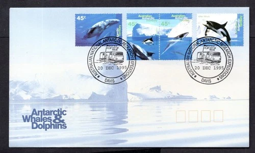Australian Antarctic Territory - 1995 Whales & Dolphins First Day Cover
