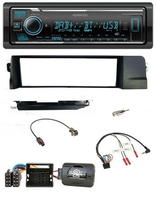 Kenwood Bluetooth Steering Wheel DAB USB Car Stereo for BMW 3 Series E46 Pro 2001-2007