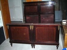 ANTICO LETTO MATRIMONIALE IN LEGNO STILE IMPERO - SOLO RITIRO IN ZONA