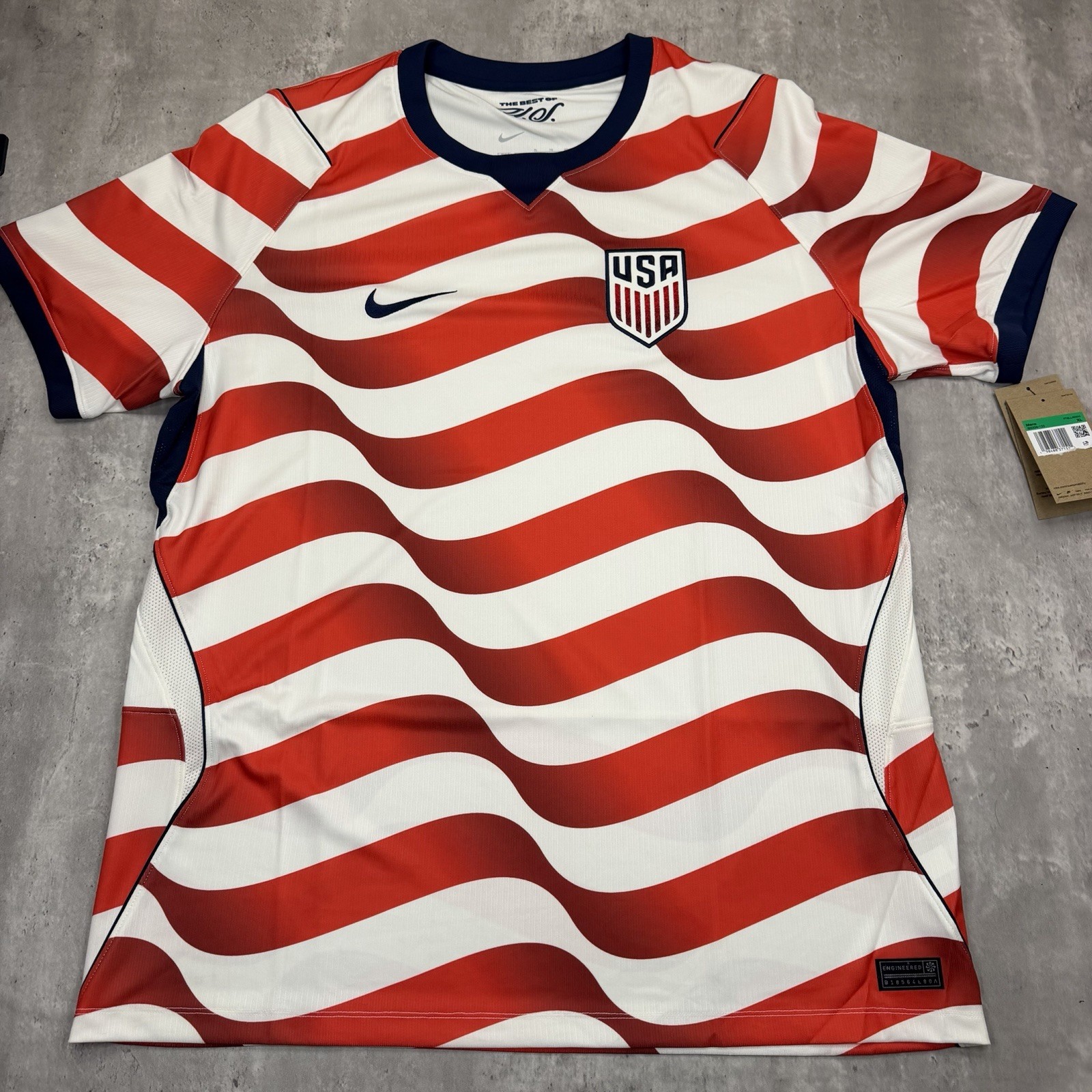 2026 USMNT USA Nike Match Authentic Aero-FIT Soccer Jersey XL NWT Engineered