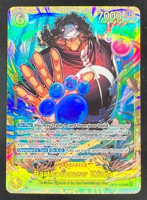 2025 One Piece Legacy of the Master #OP12-119 Bartholomew Kuma Secret Rare
