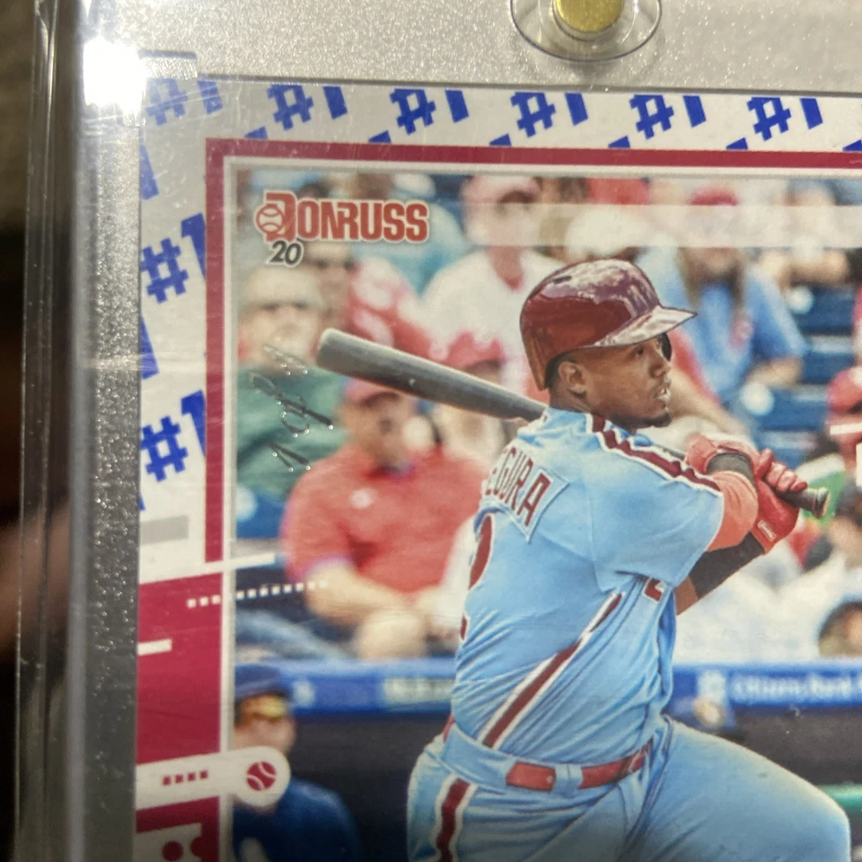 Panini Jean Segura Rainbow 2020 🌈 1/1 1 de 1/10/25/37/100/161/500 tiburón Foto 4 de 4