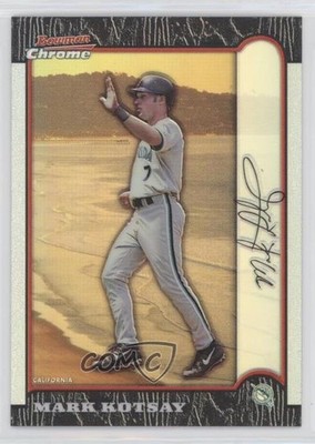 1999 Bowman Chrome International Refractor 35/100 Mark Kotsay #36 4xw