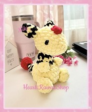 MADE 2 ORDER: AMPHAROS Pokemon Plush Crochet Amigurumi Stuffed Animal Toy