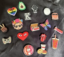 lot Of 17 Shoe Charms For Crocs