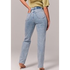 Abercrombie  Fitch 26 / 2 Curve Love Jeans 90s Straight Ultra High Rise Stretch