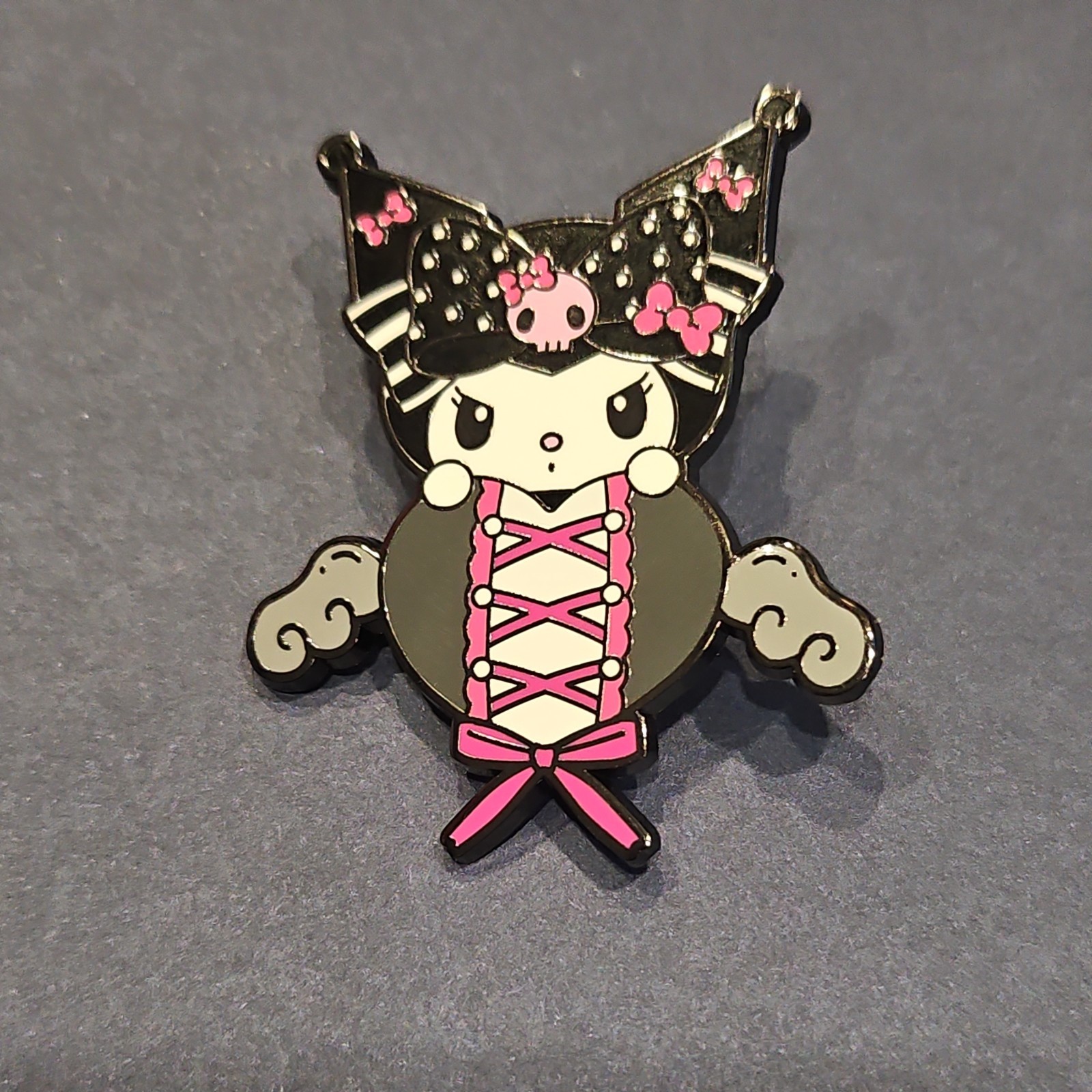Loungefly Sanrio Kuromi & My Melody Anniversary Enamel Pin - Kuromi Heart 