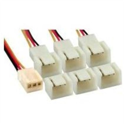 InLine Lüfter Adapterkabel Molex Bu. an 6x - Kabel # 33436