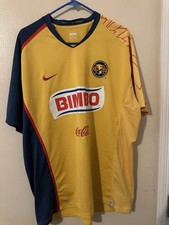 Camiseta Nike Club America Nike para hombre XL 2007/2008 casa auténtica RARA