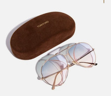 Image of NEW TOM FORD JACK FT 0900 Rose Gold white Gradient blue pink Lens 62mm 140mm