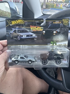 2026 HOT WHEELS BACK TO THE FUTURE PREMIUM 2 PACK DELOREAN & 1987
