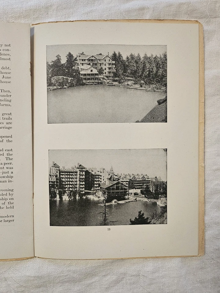 1920 Mohonk Reflections Mountain Resort booklet with foldout map - Image 4 of 4