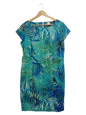 Ashley Brooke Damen Sommerkleid Gr. 44 Mehrfarbig Casual Blumenmuster