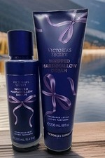 2x Victoria's Secret Whipped Marshmallow Dream Fragrance Mist Body Spray  Cream