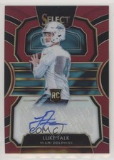 2018 Panini Select Rookie Signatures Maroon Prizm 33/75 Luke Falk Auto 0c6