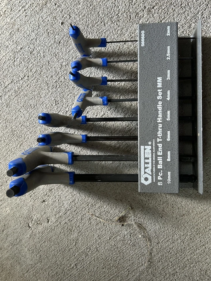 Allen 56660G Metric Ball-Plus T-Thru Handle Set, 8-Piece - Image 2 of 4
