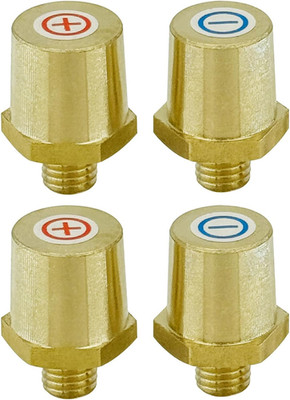 3/8''-16 Thread Male Brass Side Post Battery Charging Post Terminals, Standard Si