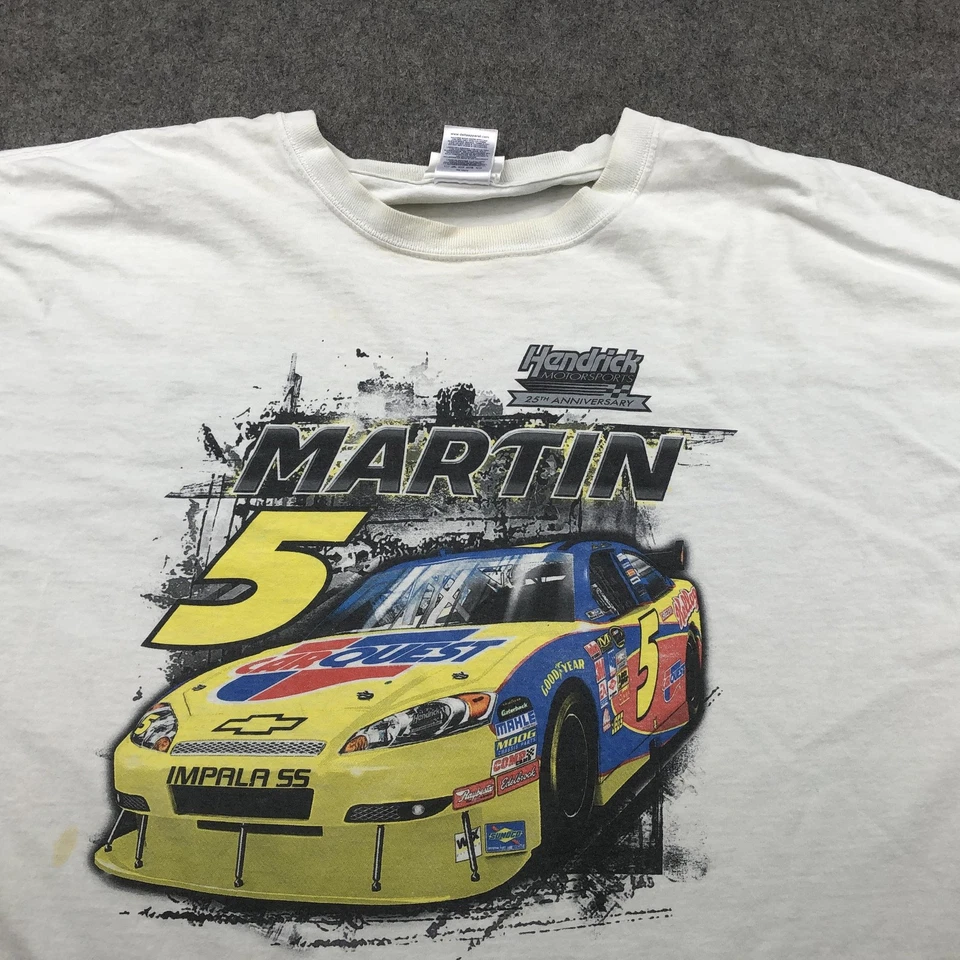 Mark Martin Shirt Mens 4XL Chase Authentics NASCAR Racing Kelloggs Y2K VTG* - Image 2 of 4