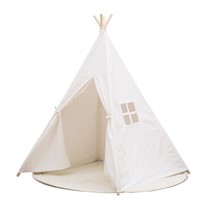 Small Boy Portable Kids Cotton Canvas Teepee Indina Play Tent Playhouse - Cla... on sale Small Boy Portable Kids Cotton Canvas Teepee Indina Play Tent Playhouse - Cla... on sale