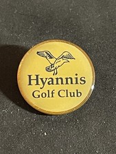Vintage Rare Hyannis Golf Club 3/4" Stem Golf Marker - Hyannis, Massachusetts