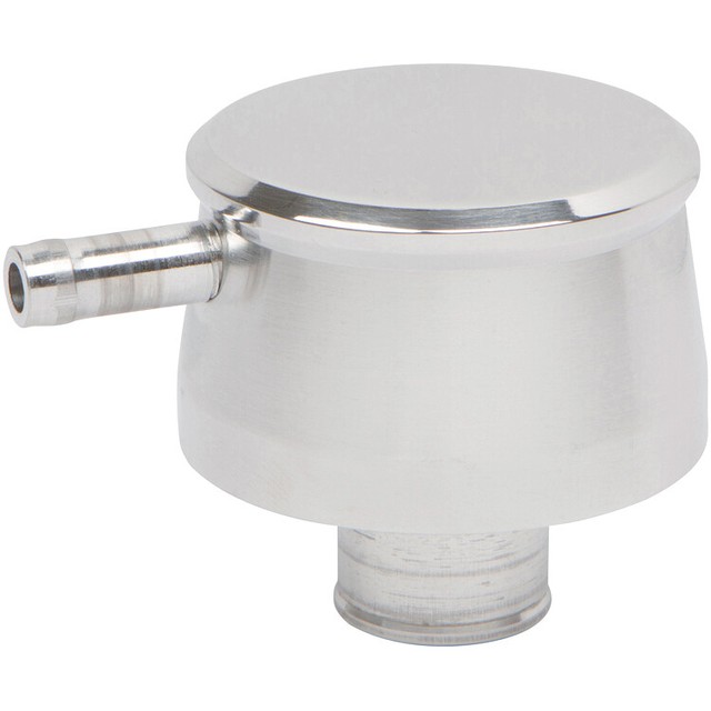 Valve Cover Breather with PCV Valve; Universal Fit; Billet SBC BBC SBF