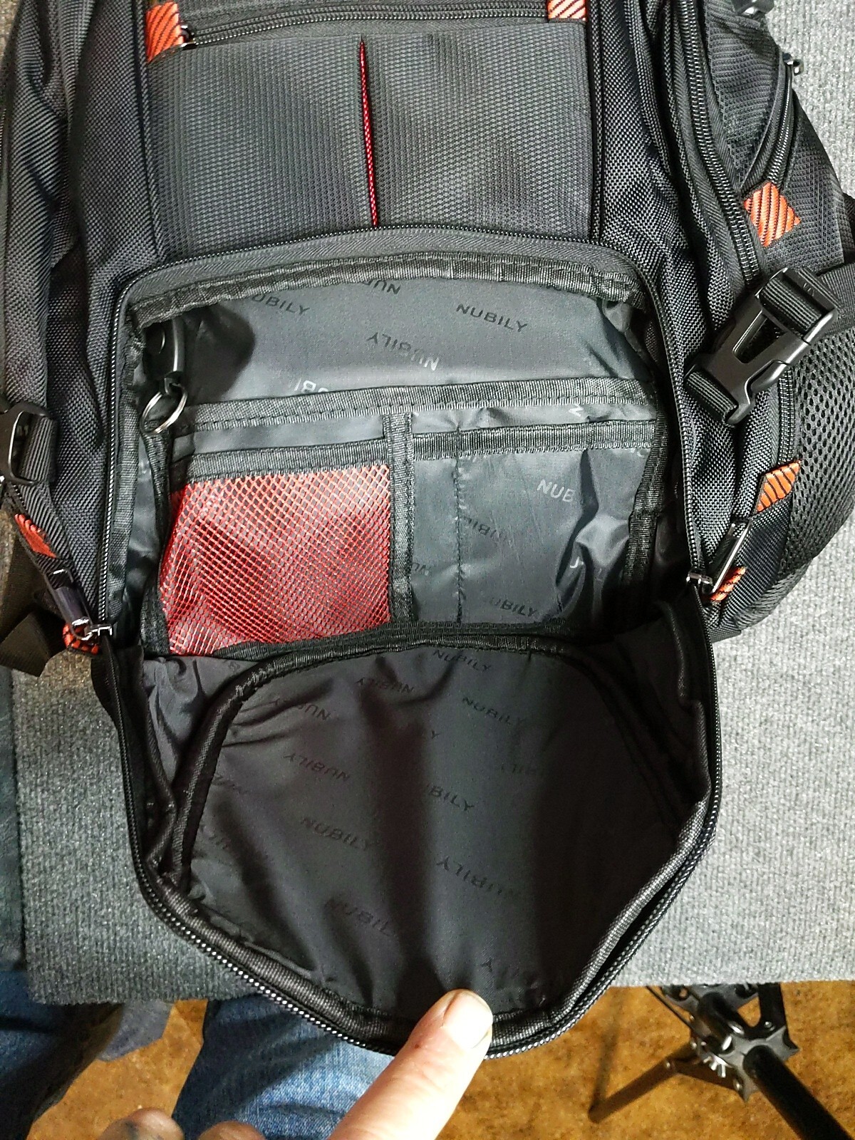 NUBILY Laptop Backpack 17 Inch Waterproof Extra Large TSA Travel