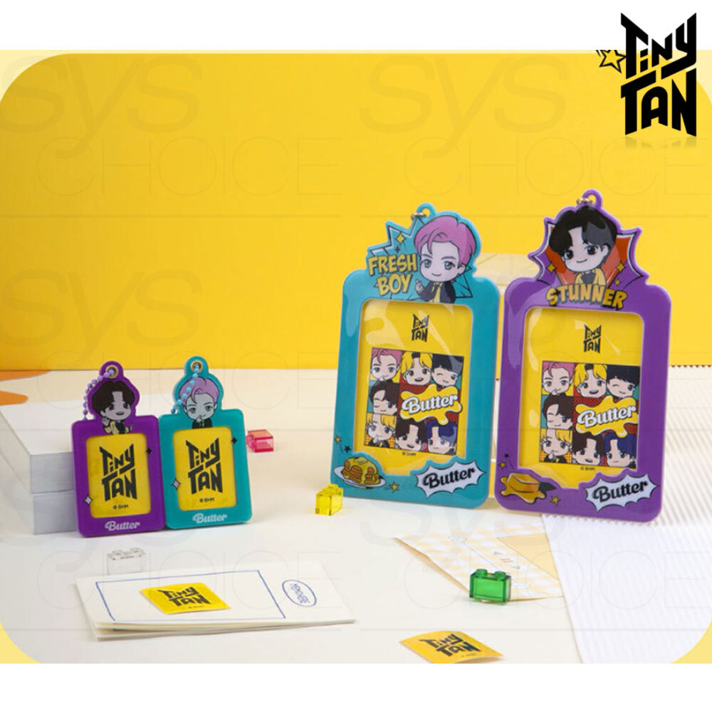 BTS TinyTAN Official Authentic Photocard Key Holder Butter Ver +