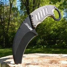 8" TACTICAL COMBAT Karambit Claw G10 FIXED BLADE KNIFE Army Hawkbill w/ SHEATH