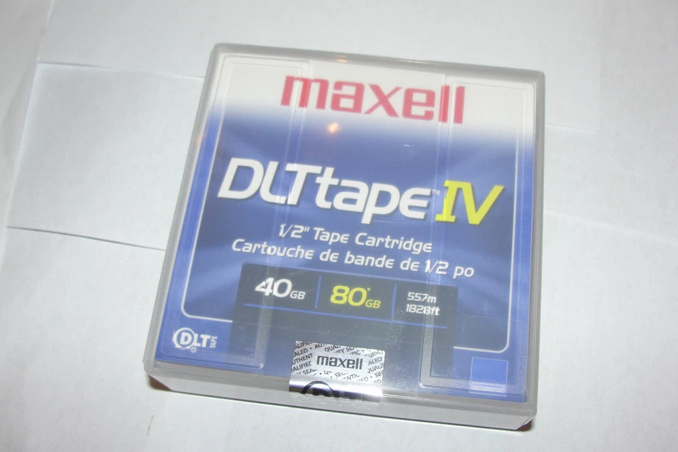 8 Maxell DLT-IV 40 GB DLT Tapes 183270 1/2" Tape Cartridge Made in Japan - Image 2 of 4