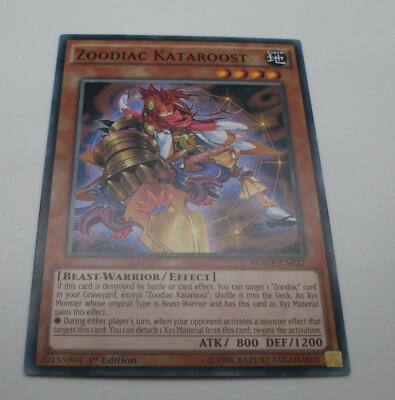 Yu-Gi-Oh Karte - Zoodiac Kataroost - Beast-Warrior / Effect - Yugioh Neu