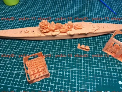3d Printed 1/200 Ijn Js Myoko Cruiser(full Hull/waterline)
