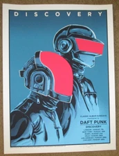 DAFT PUNK concert gig tour poster DISCOVERY Tim Doyle C