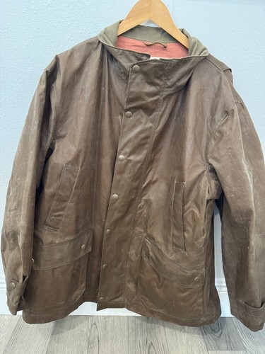 Tom Beckbe Tensaw Tin Cloth Coat - Tobacco XXL