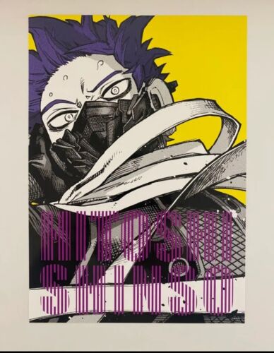 Tarjeta de Arte Hitoshi Shinso My Hero Academia X Jump Shop Feria de Primavera 2024 JAPÓN - Imagen 1 de 5
