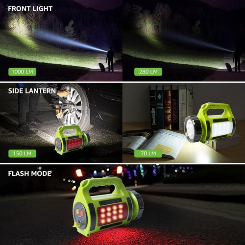 LED Camping Lantern USB Rechargeable Camping Tent Light Lamp Flashlight Portable - Picture 15 of 16