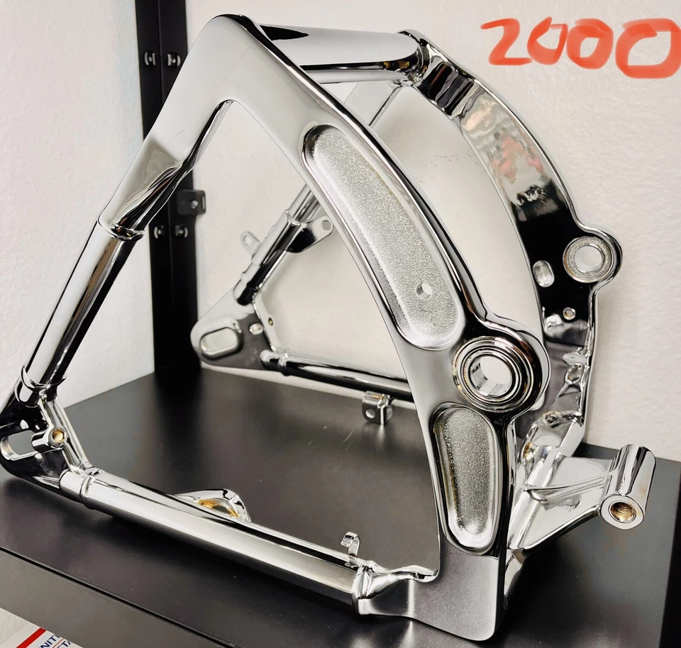 Harley SOFTAIL 00-06 FAT BOY Heritage deluxe basculante cromado 47573-00 intercambio Foto 4 de 4