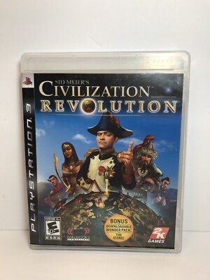 Sid Meier s Civilization Revolution (Sony Playstation 3)PS3 COMPLETE/FREE SHIP!