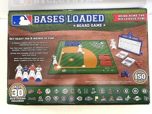 Bases Loaded Board Game 30 MLB Teams 2015 Baseball Roll For The Fences Complete - Picture 2 of 8