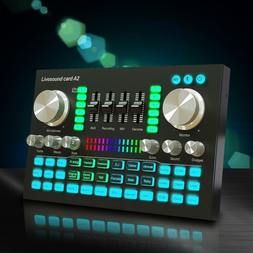 Mixer A2 Live Sound Card Widely for Tablet Laptop Computer - Afbeelding 6 van 8