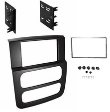 High Grade Dash Kit Dodge Ram 2002-2005 Double Din Stereo Install Black